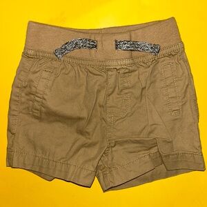 Khaki Baby Shorts Size 0-3 Months